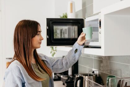 built in microwave cabinet